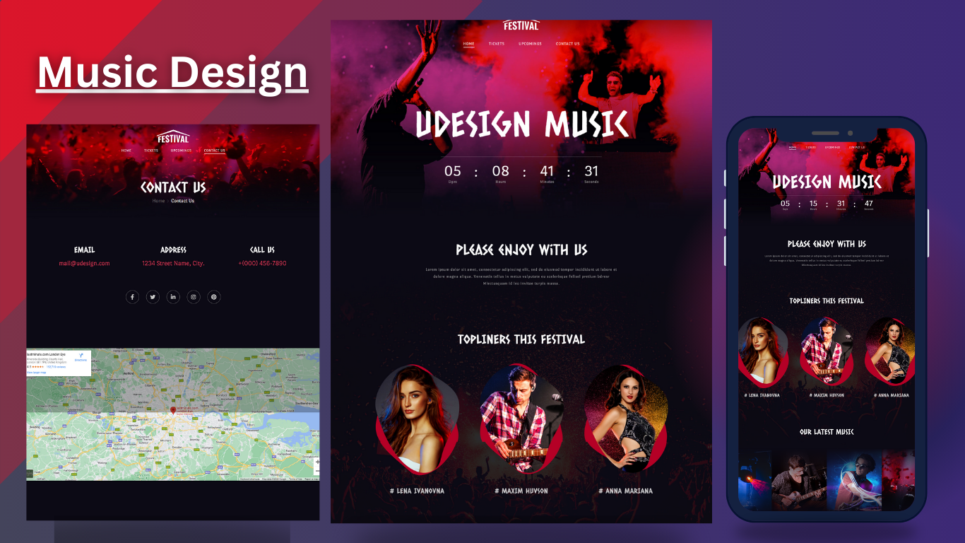 Music Web Application - Portfolio
